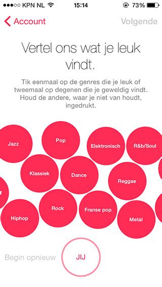 Zo kies je opnieuw je favoriete Apple Music genres