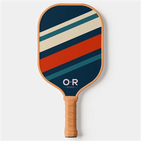 Who is ready for some pickleball!!! This personalized Pickleball paddle features a retro color ...