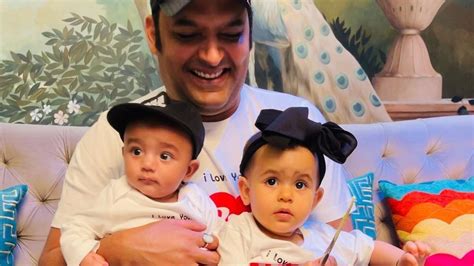 Kapil Sharma shares first pic of son Trishaan and daughter Anayra ...