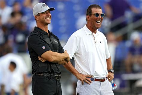 Ravens owner Steve Bisciotti announces John Harbaugh has signed a three ...