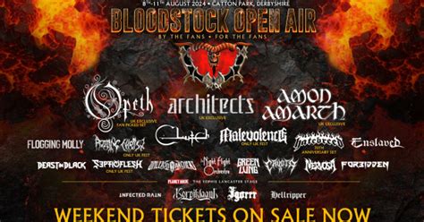 Tickets | Bloodstock 2024 - Weekend Camping | Catton Park | Burton on ...