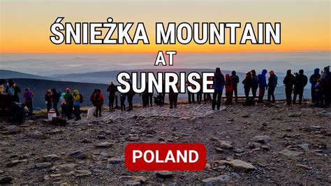 Śnieżka Mountain at Sunrise - Poland - YouTube