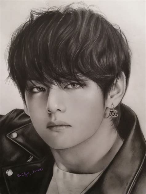 2021/1/24 BTS_V pencildrawing m.s Twitter：@MEG1246 Instagram：megusumi ...