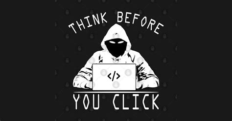 Think Before You Click Cybersecurity Awareness - Think Before You Click Cybersecurity - Posters ...