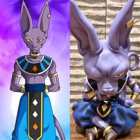 Anime Dragon Ball Super Beerus Action Figure Beerus Cat Statue Model Birusu Figurals Brinquedos ...