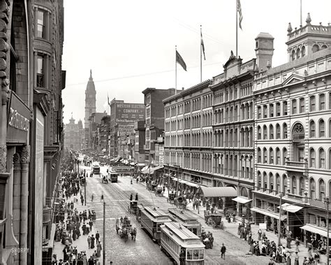 Vintage Philly, Market Street from Eighth, 1904 : r/philadelphia