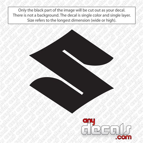 Suzuki Logo Decal Sticker - AnyDecals.com