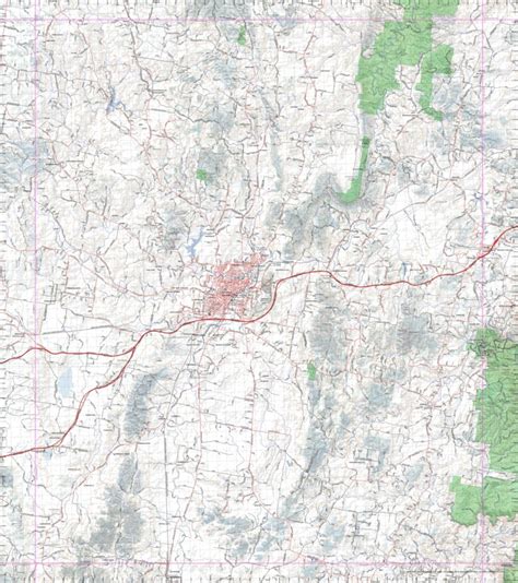 Getlost Map 8828 GOULBURN NSW Topographic Map V15 1:75,000 by Getlost ...