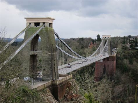 19TH CENTURY, Engineering Architecture, England - Clifton Suspension Bridge, Bristol, 1830-63 ...