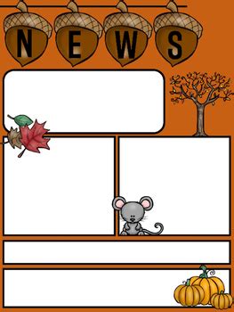 Free Fall Newsletter Templates - FREE PRINTABLE TEMPLATES