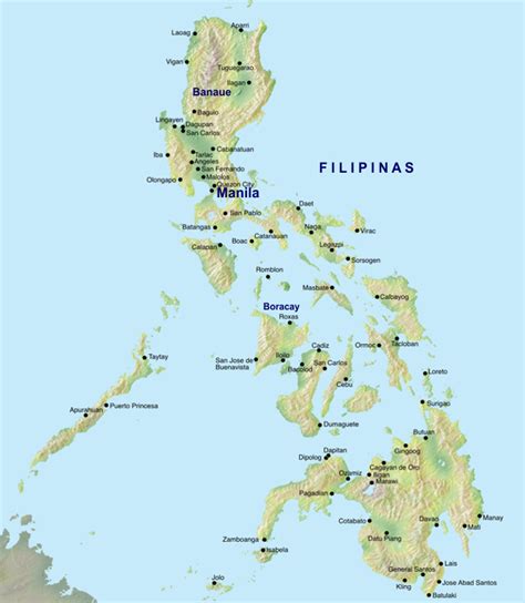 Mapa Das Filipinas - Mapa Região