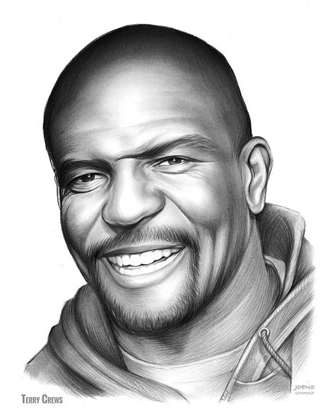 Terry Crews Drawing by Greg Joens - Pixels