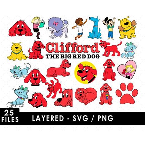 Clifford Svg Files, Clifford Svg Files, Vector Png Images, S - Inspire ...