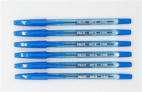 12 X Pilot BPS Fine Ballpoint Pen Blue - Pentel