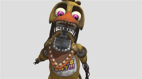 FNAF Help Wanted | Withered Chica - Download Free 3D model by Xoffly [3f81479] - Sketchfab