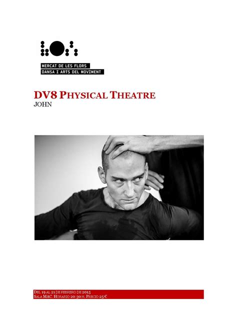 Dv8 physical theatre cast by Danzapuntoes Inaem - Issuu