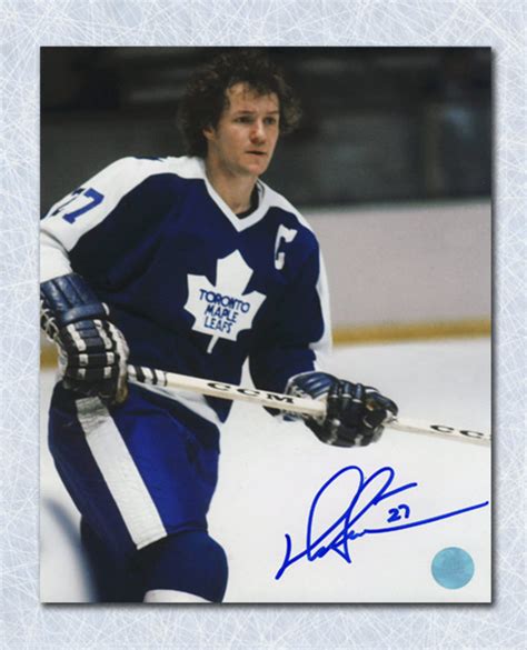 Darryl Sittler Toronto Maple Leafs Autographed Captain 8x10 Photo - NHL ...