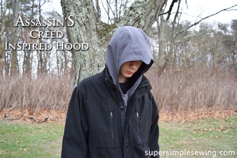 Assassin's Creed Inspired Hood Sewing Pattern