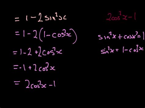 Double angle formula proofs | Math, Year 11 Extension Maths, Double Angle Formulae | ShowMe