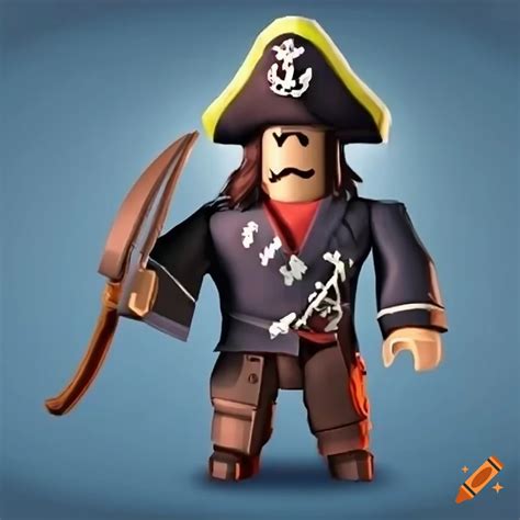 Pirate roblox character on Craiyon