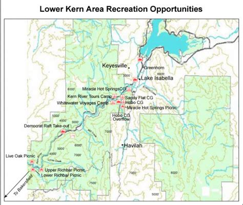 Lake Isabella: Map Of Lake Isabella Ca