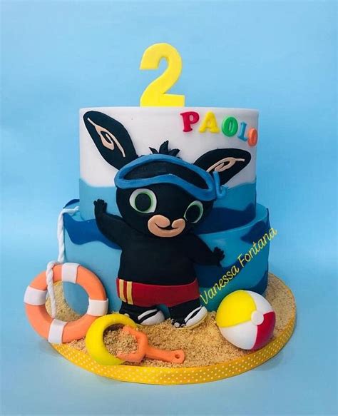 Bing bunny summer cake - Decorated Cake by Vanessa - CakesDecor