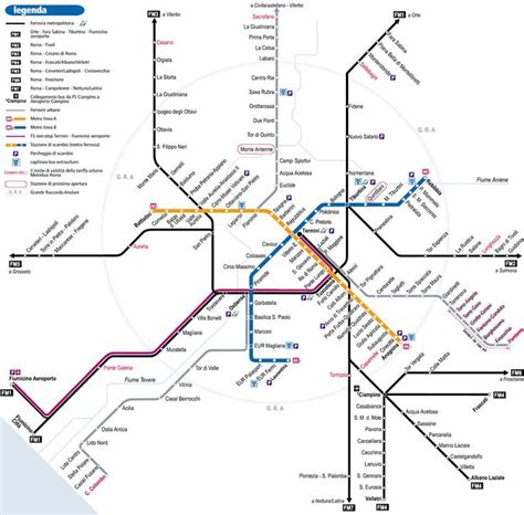 the subway map is shown with many different lines