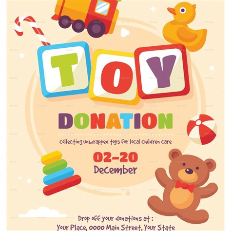 Toys for Tots Donation Flyer Free (10 Wonderful Picks)