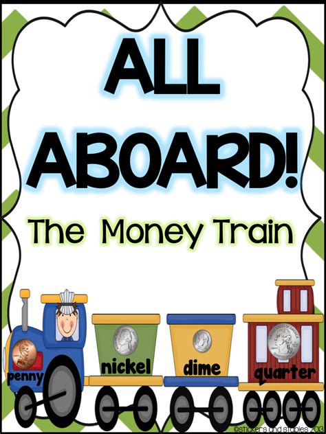 stickers and staples: ALL ABOARD! The Money Train