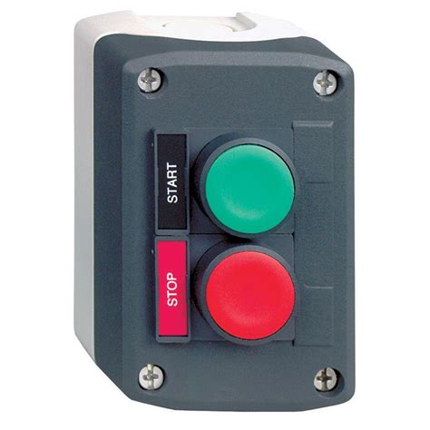 Schneider Electric 22 mm Stop/Start Push Button Switch in Control Station-XALACS2 - The Home Depot