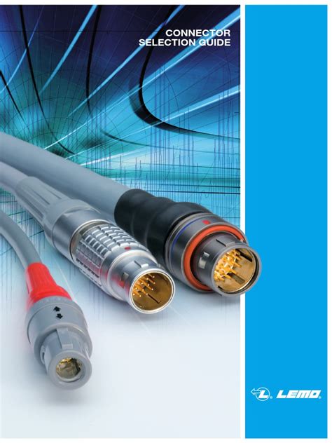 LEMO Connector Selector | PDF | Coaxial Cable | Electrical Connector