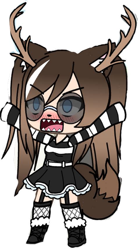 Gacha Life Girl Angry For You Love Gachagirl - Clip Art Library