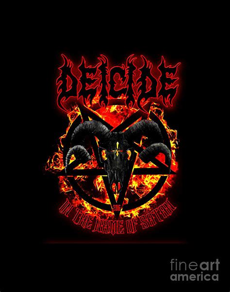 best of logo Deicide band popular Mixed Media by Andidewi Art - Fine ...