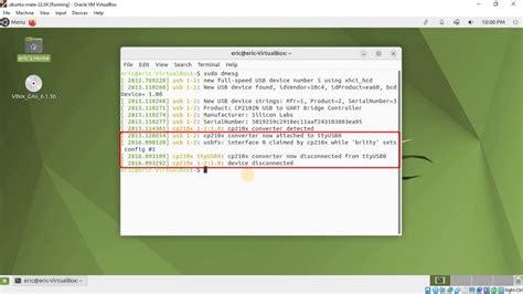 cp210x converter now disconnected from ttyUSB0, on Ubuntu MATE 22.04 ...