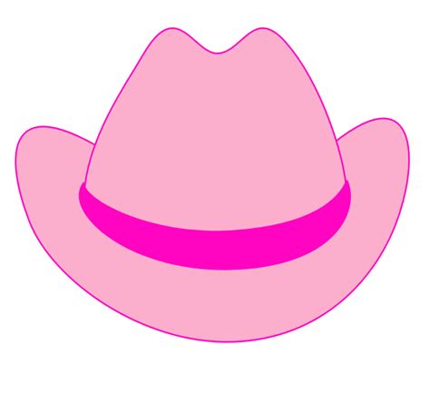 pink cowboy hat clipart - Clip Art Library