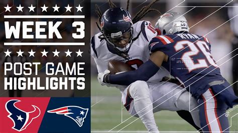 Texans vs. Patriots | NFL Week 3 Game Highlights - YouTube