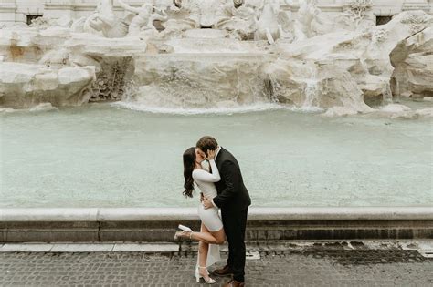 Trevi Fountain Wedding Rome | Emma + Jayce | Silvia Poropat Weddings