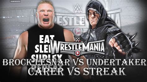 Undertaker vs Brock Lesnar (Promo Match) - YouTube