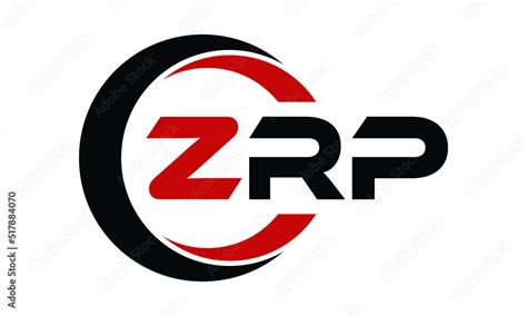 ZRP swoosh three letter logo design vector template | monogram logo | abstract logo | wordmark ...