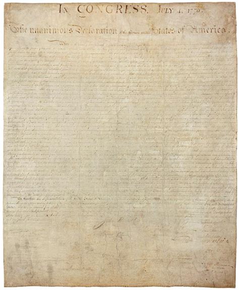 Declaration of Independence (1776) | National Archives