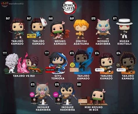 Updated Demon Slayer Kimetsu no Yaiba Funko Pops now online - The ...