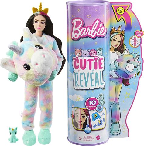 Barbie Doll Color Reveal Sunshine and Sprinkles Series Doll with 7 ...