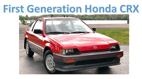 Best Cars of the 1980s: First Generation Honda Civic CRX Review (1984 ...