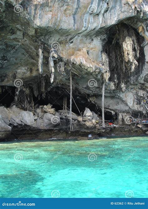 Caves in Thailand stock photo. Image of landscape, stalagmite - 62362