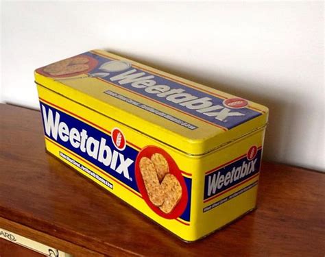 Rare Collectible Weetabix Tin. Vintage Food Storage Container. 1970's | Weetabix, Vintage tins ...