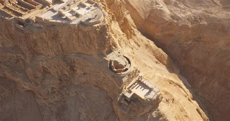 Soaring Aerial 4k View Masada, Stock Footage Video (100% Royalty-free) 12509018 | Shutterstock