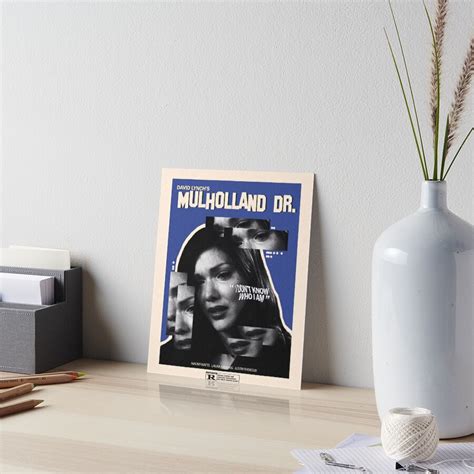 "Mulholland Drive Movie Poster" Art Board Print by cuteviscera | Redbubble