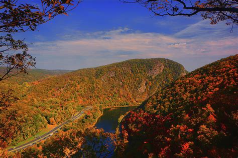 Delaware Water Gap in the Fall Photograph by Raymond Salani III | Fine ...