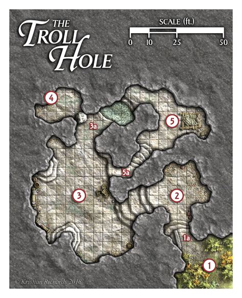 Goblin Cave Map 5e D D 5th Edition Lost Mine Of Phandelver Battlemaps ...