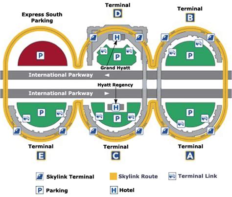 Dallas TX Airport Map - Dallas fort worth Tx Airport • mappery